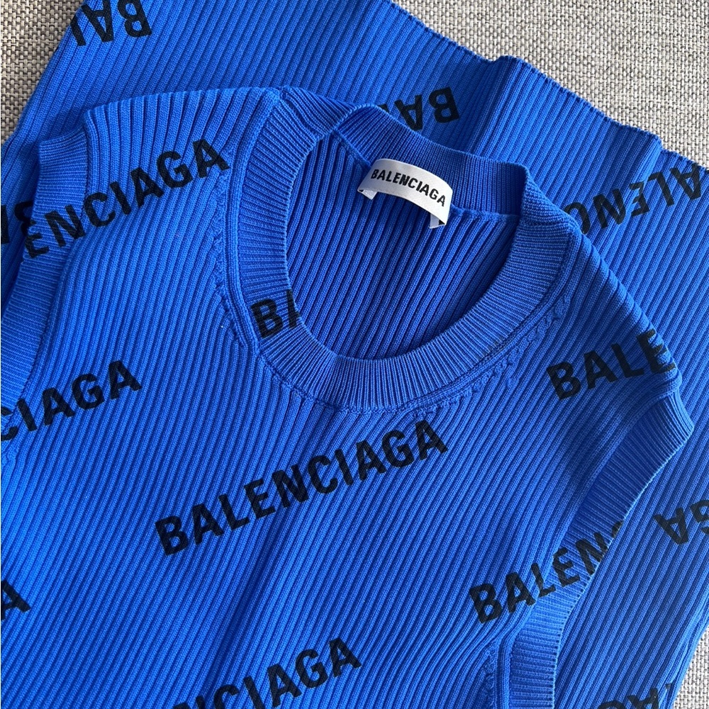 Balenciaga logo tank top size M